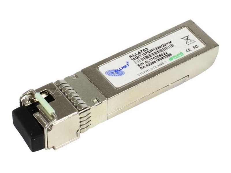 Allnet All4763, Faseroptik, 1250 Mbit/S, Mini-Gbic, Lc, 20000 M, 1270 Nm