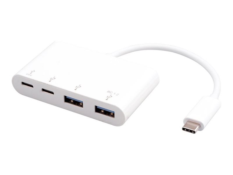 Estuff Es625002, Usb 3.2 Gen 1 (3.1 Gen 1) Type-C, Usb 3.2 Gen 2 (3.1 Gen 2) Type-A, Usb 3.2 Gen 2 (3.1 Gen 2) Type-C, 10000 Mbit/S, Weiß, Acrylnitri