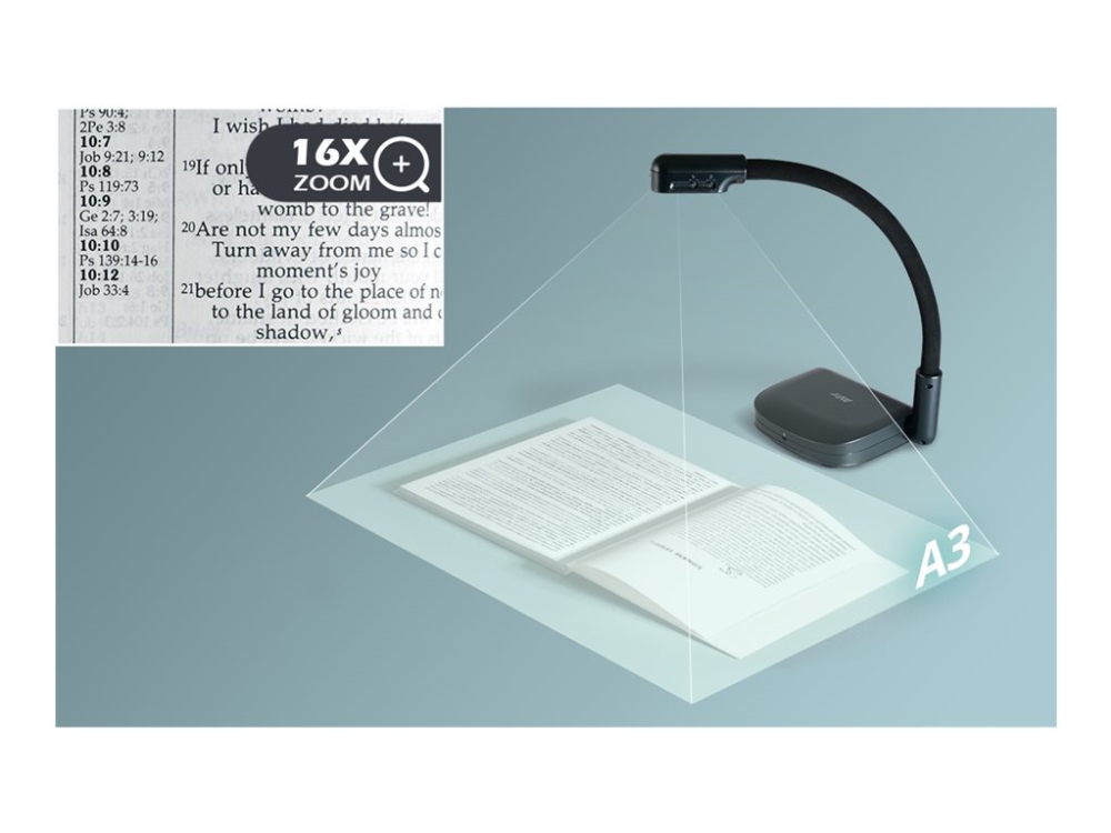 AVer AVerVision U70i - Digital dokumentkamera - färg - 13.000.000 pixlar - 3840 x 2160 - ljud - USB 2.0 | Möbler - Tavla & Displays - Dokumentkameror | GameStuff