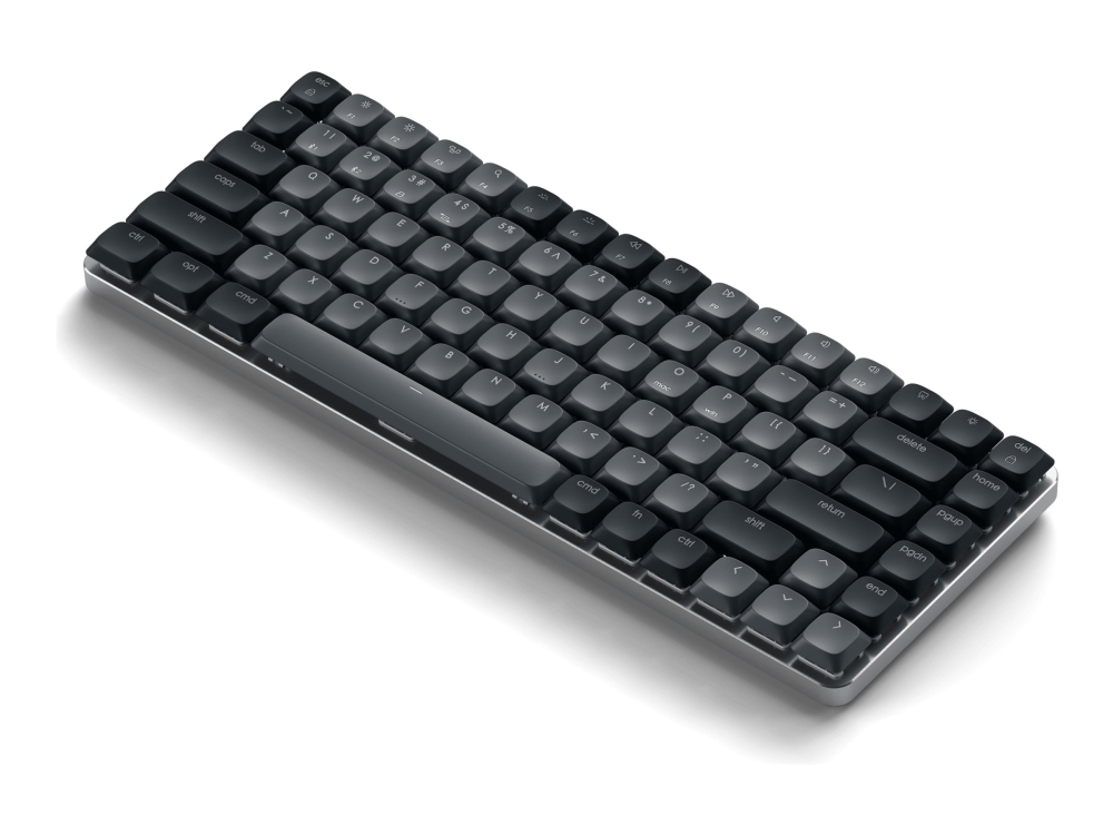 Satechi Sm1 Slim Mechanical Backlit Bluetooth Keyboard - Nordic Layout - Dark