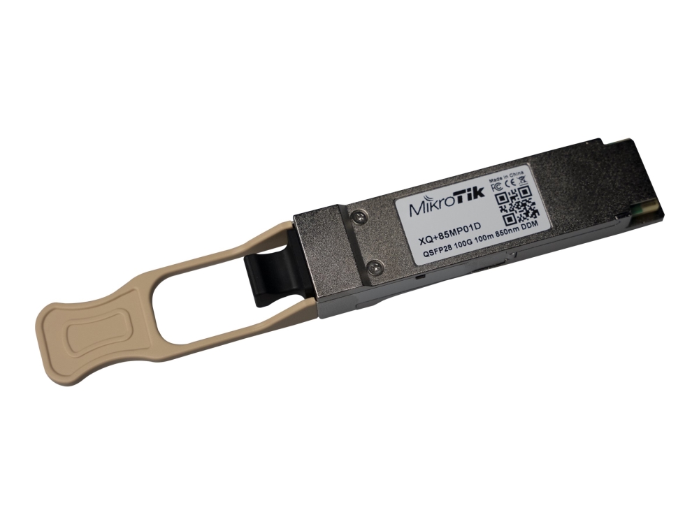 Mikrotik Xq+85Mp01d, Faseroptik, 100000 Mbit/S, Qsfp28, Mtp/Mpo, 100 M, 850 Nm