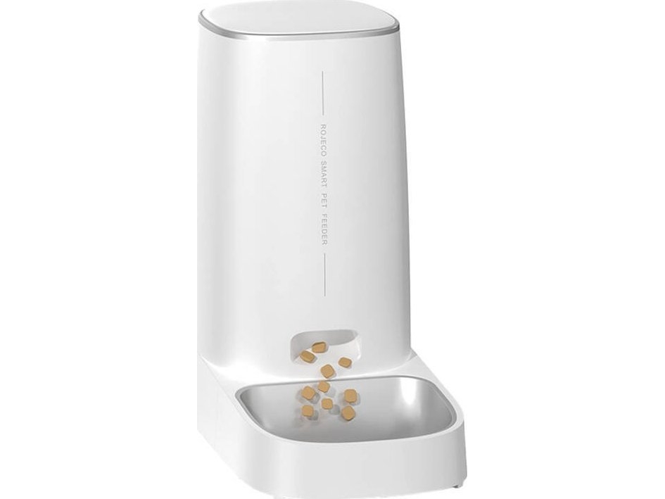 Inteligentny Dozownik Karmy Rojeco Automatic Pet Feeder Wifi Version With Single Bowl