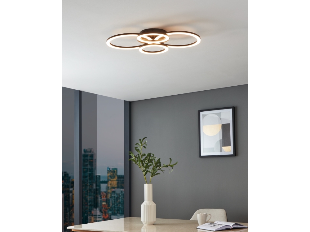 Eglo Connect Z Parrapos Z Loftlampe I Sort