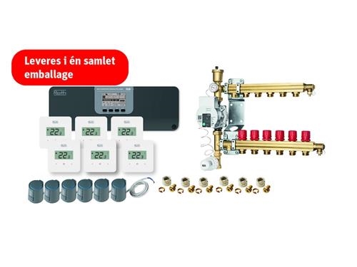Roth Touchline SL gulvvarmestyring, trådløs, 6 kredse