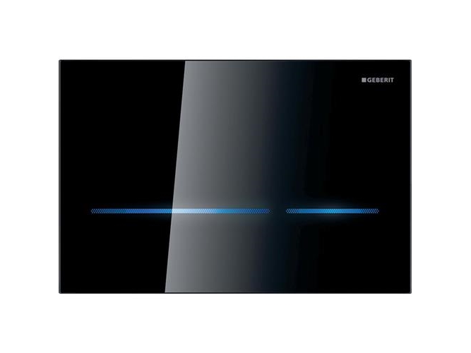 Geberit betj. Sigma80 sort - glas 230V