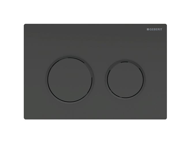 Kontrollpanel Omega20 svart/matt svart | VVS Artiklar - Badrum - Tillbehör för toalett | GameStuff