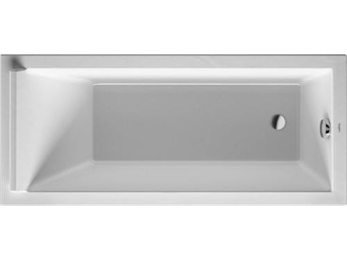 Starck Badekar Til Indbygning 160 X 70 Cm. Afløb I Fodenden