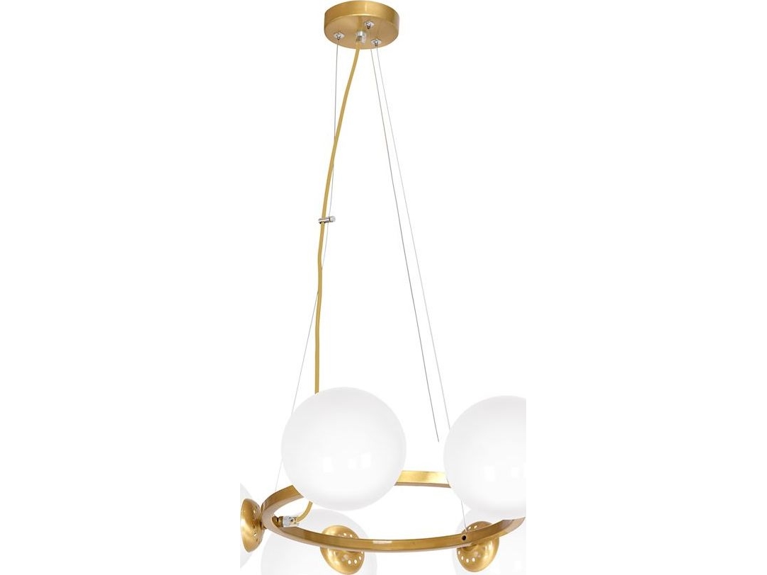 Pendant Lamp Milagro Vienna 5 X E14 Max 40w Gold Color 75 X Max 100 Cm