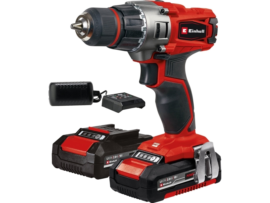 Einhell Borrmaskin TE-CD 18/2 Li (2x2,0 Ah) 4514231 | Elverktyg - DIY - Akku Verktyg - Mutterdragare | GameStuff