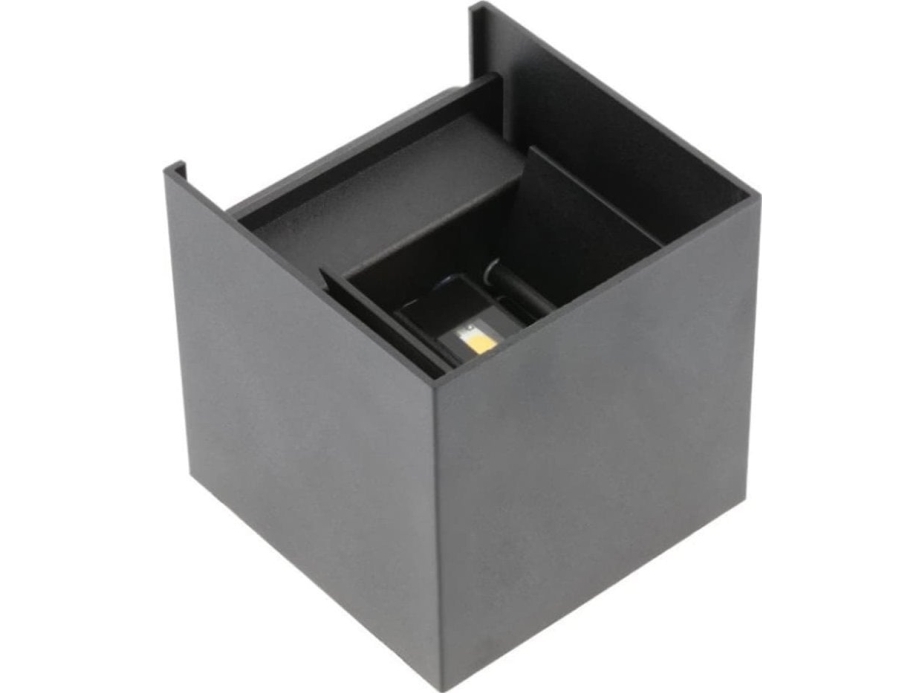 Gtv Loftslampe Missouri K Led Armatur 7w 540lm Ip54 Ik08 4000k Firkantet Sort Ld Miss7wkc Nb