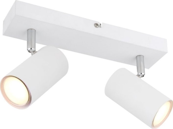 Globo Loftlampe 2-Punkt Robby 57911-2W Spot Hvid
