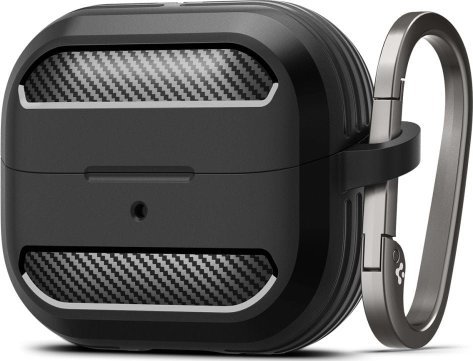 Spigen Rugged Armor, Hülle, Thermoplastische Polyurethane (Tpu), Schwarz