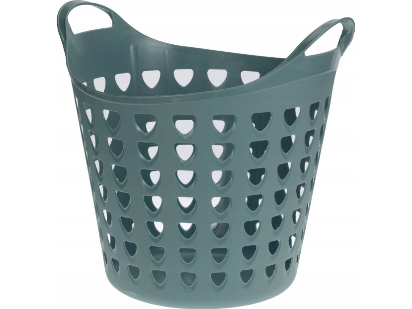 Storage Solutions Elastischer Wäschekorb Aus Kunststoff, 26 L
