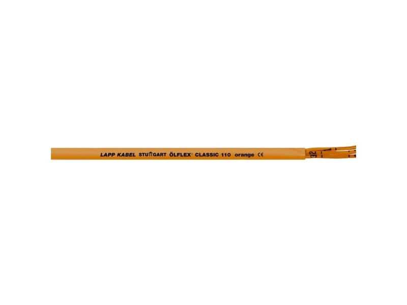 LAPP ÖLFLEX® CLASSIC 110 ORANGE Styreledning 2 x 1 mm² Orange 19700-500 500 m