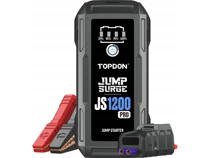 Viking TOPDON Car Jump Starter JumpSurge 1200 PRO, 10000 mAh | Bilvård & Biltillbehör - Säkerhetsutrustning för Bilen - Starthjälp | GameStuff