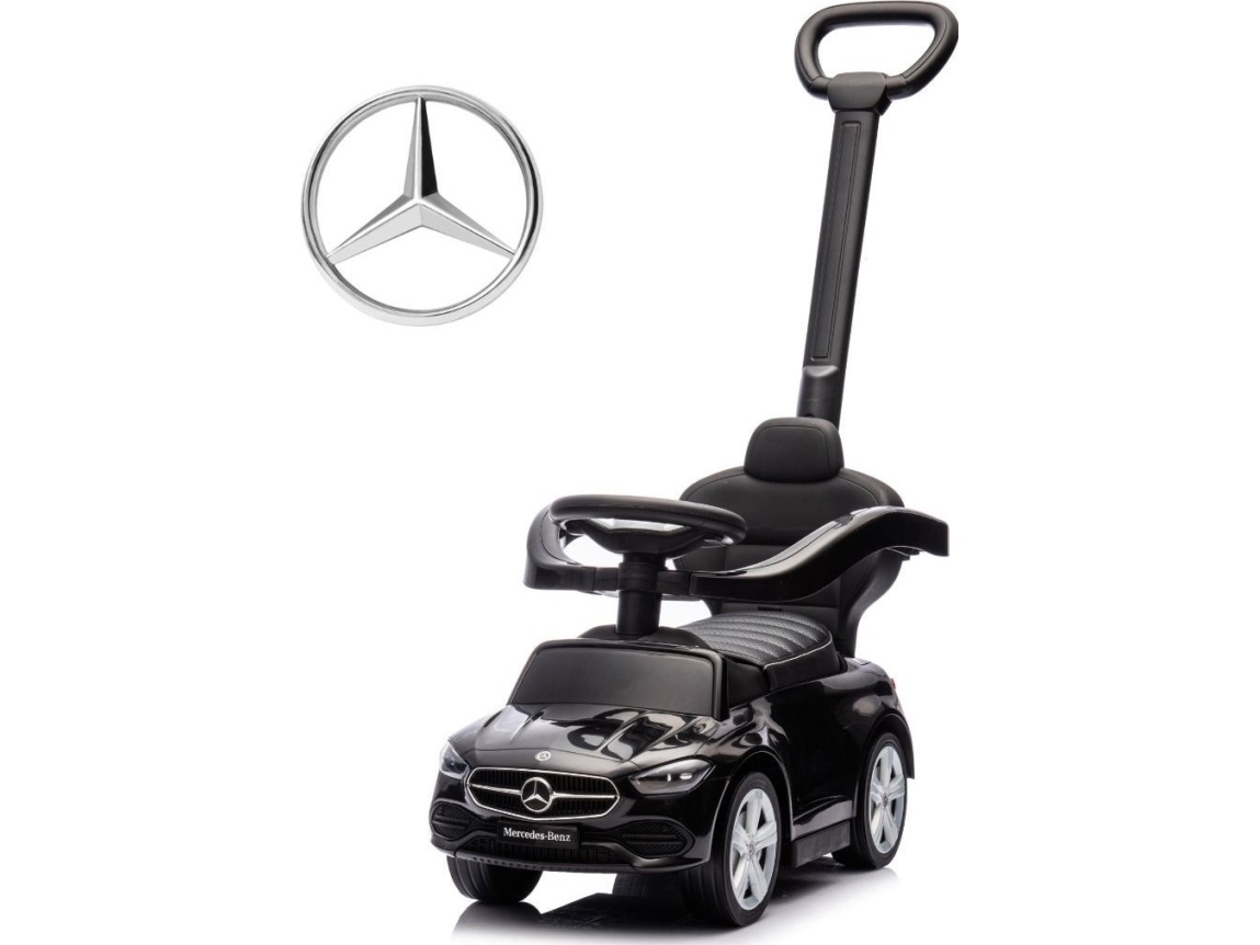 Milly Mally Fahrzeug mit Griff MERCEDES C-Class Deluxe Schwarz