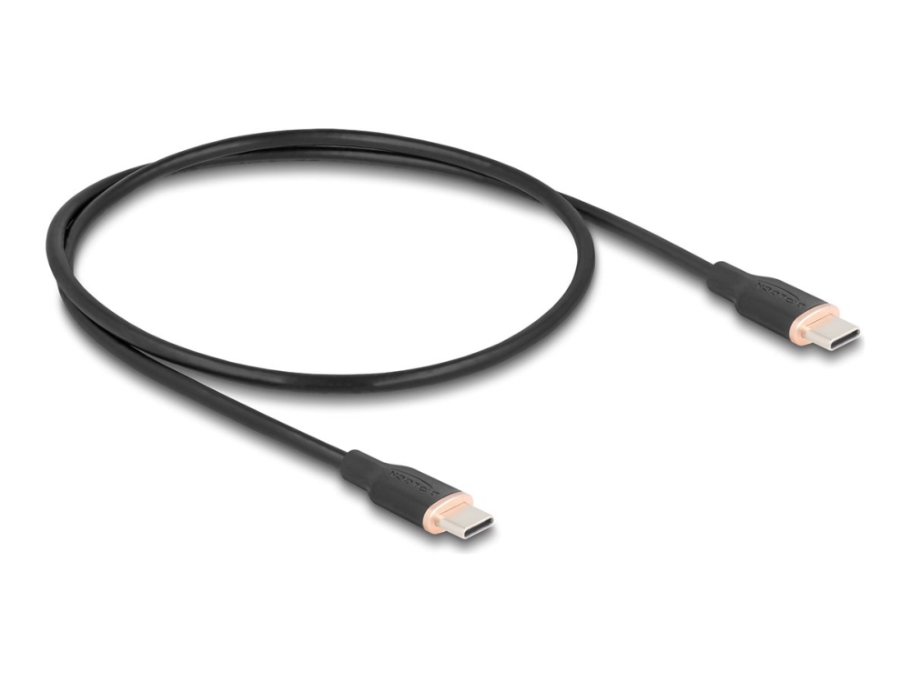 Delock 81237, 0,5 M, Usb C, Usb C, Usb 2.0, 0,48 Gbit/S, Schwarz