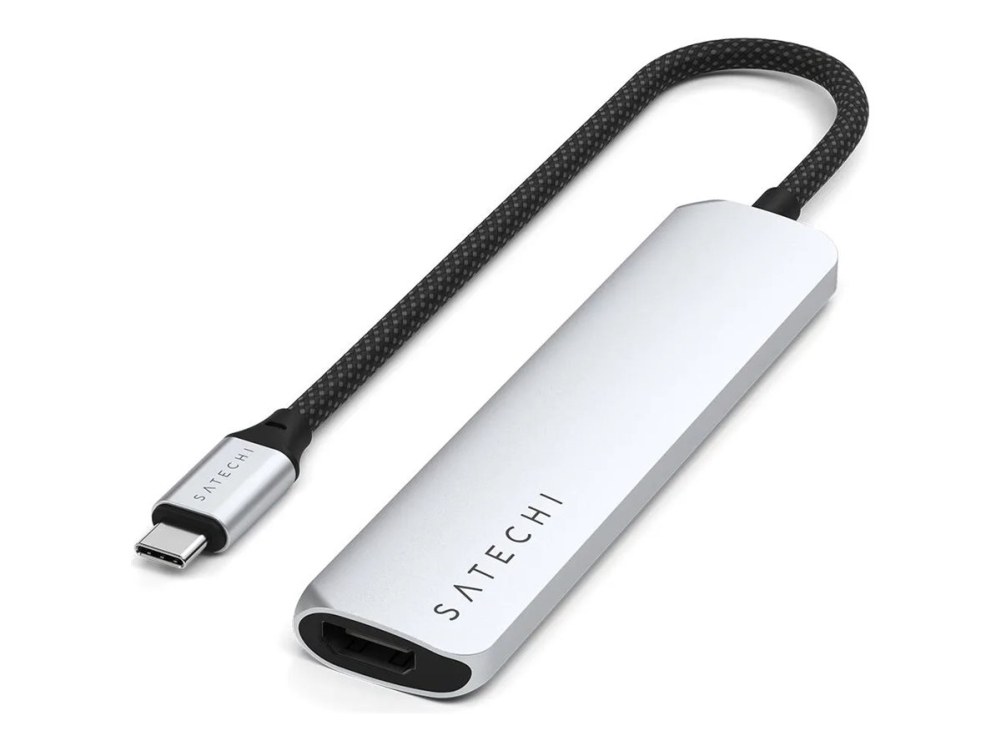 Satechi 6-in-1 - Dockingstation - USB-C 3.2 Gen 2 - HDMI - 1GbE