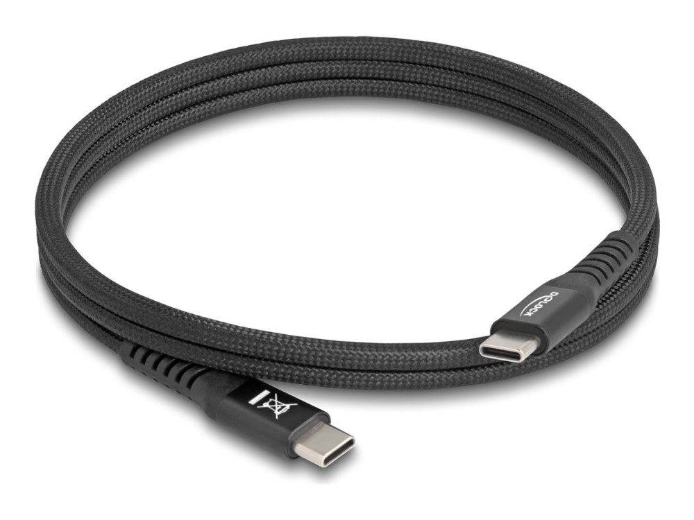 Delock 81119, 1 M, Usb C, Usb C, Usb 2.0, 0,48 Gbit/S, Schwarz