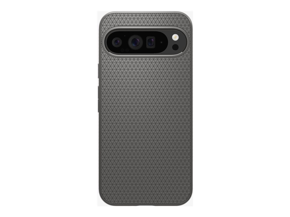Spigen Liquid Air - Bagsidecover Til Mobiltelefon - Termoplastisk Polyuretan (Tpu) - Grå Marmor - For Google Pixel 9 Pro Xl