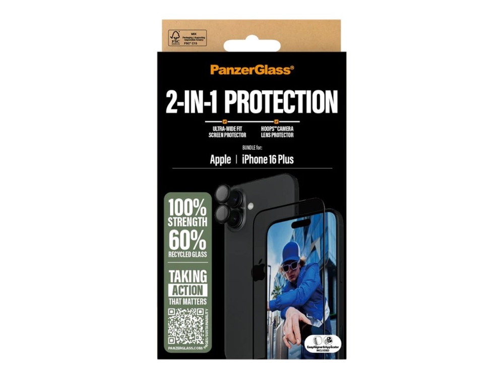 Panzerglass Pg 2-In-1 Bundle Iphone 16 6.7Inch