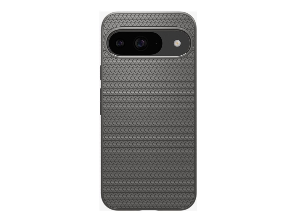 Spigen Liquid Air - Bagsidecover Til Mobiltelefon - Termoplastisk Polyuretan (Tpu) - Grå Marmor - For Google Pixel 9 Pro