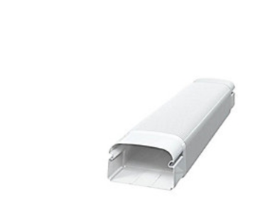 T75 flexibel kanal - 74x56 mm, vit RAL 9010, 520 mm | Ventilation & Klimat - Värmepumpar - Tillbehör till värmepumpar | GameStuff