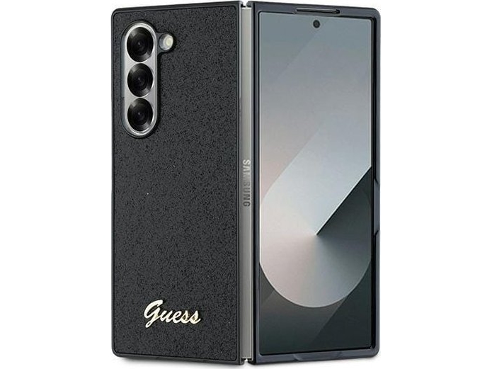 Guess Guhczfd6hggshk Z Fold6 F956 Schwarz/Schwarz 4G Glitter Script