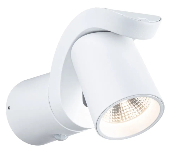 Paulmann 94832, Ulkoseinävalaisin, Valkoinen, Alumiini, Ruostumaton teräs, IP44, Julkisivu, I