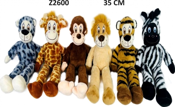 Sun-Day Tiere Z-2600 Dschungel 6Wz 35Cm 168337