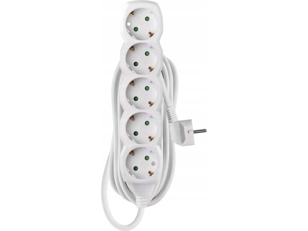 Power Strip Schuko - 5 Sockets, 5.0M, 1.5Mm2