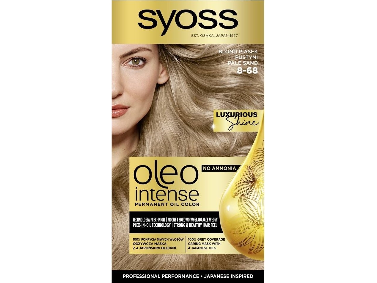 Syoss_Oleo Intense Permanent Hair Dye With Oils 8-68 Desert Sand Blonde