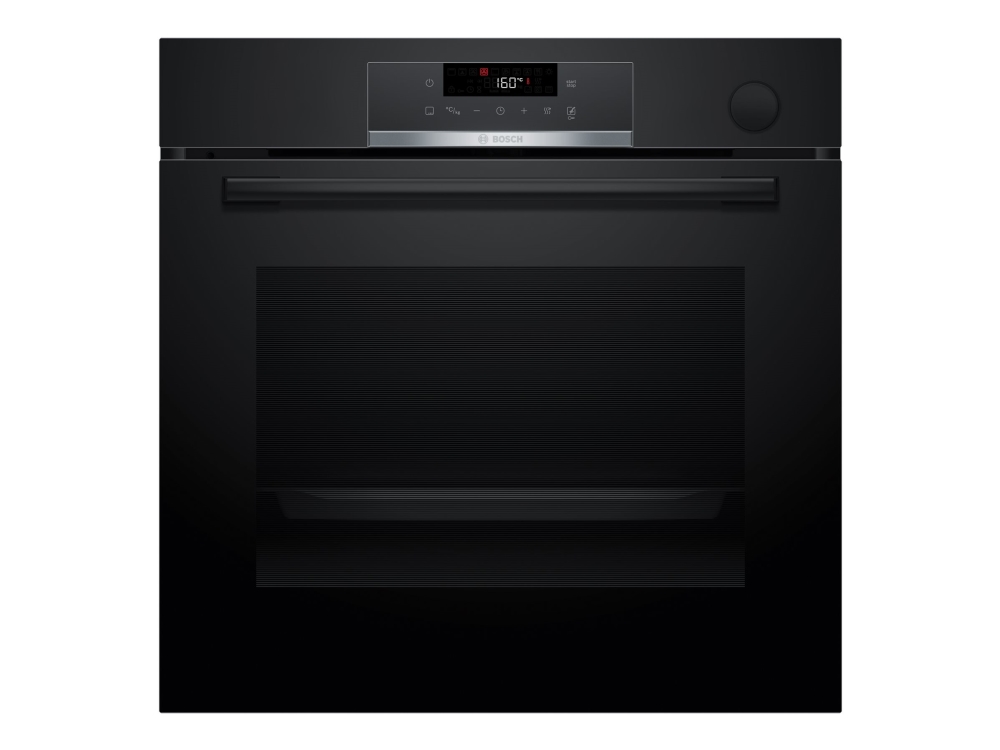 Bosch Serie 4 HRG532BB3 - Ugn - med ångfunktion - inbyggd - fördjupning - bredd: 56 cm - djup: 55 cm - höjd: 58.5 cm - med självrengöring - Klass A+ - svart | Vitvaror - Ugnar - Ångugnar | GameStuff