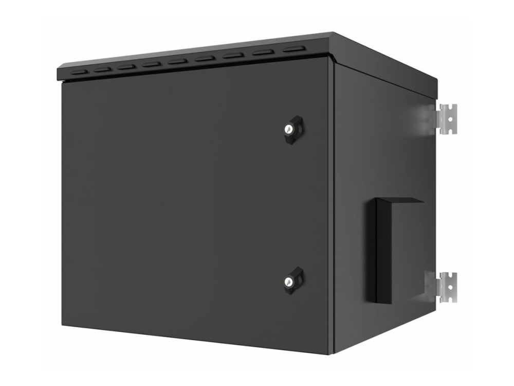 Lanview By Logon - Rack Kabinet - 60 X 60 - Vægmonterbar - Sort, Ral 9005 - 9U - 19"
