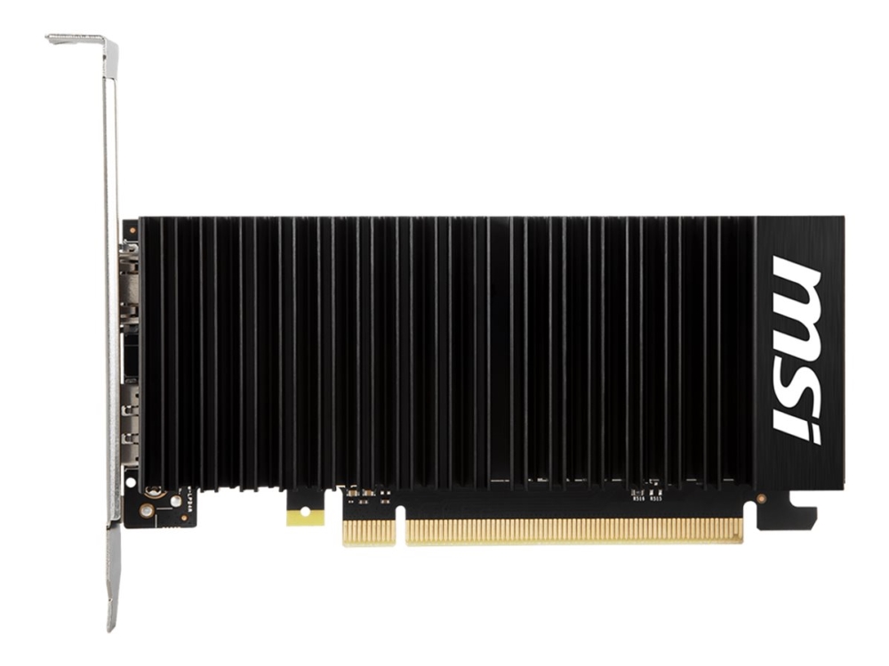 Msi Geforce Gt 1030 2ghd4 Lp Oc Grafikkort Gf Gt 1030 4 Gb Ddr4 Pci Express 3.0 X16 X4 Lage Låg Profil Displayport Hdmi Flaktlös