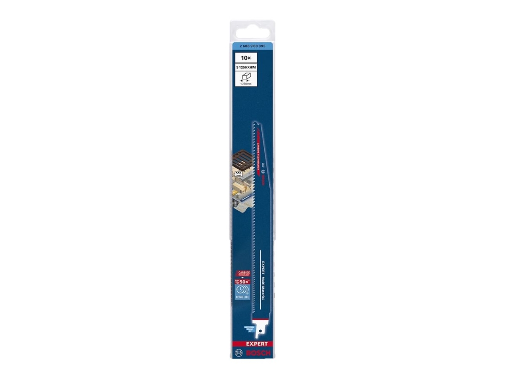 Bosch BAJONETSAVKLINGE S1256XHM WOOD/MET 10STK | Elverktyg - Sågblad - Sticksågsblad | GameStuff