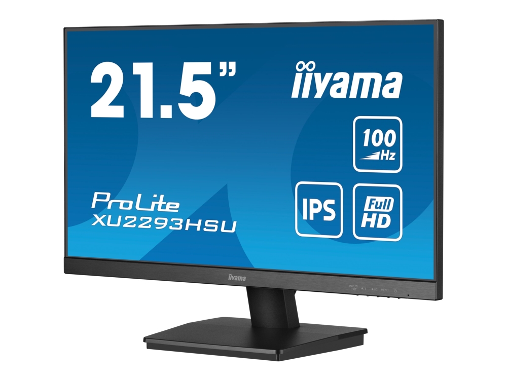 Iiyama Prolite Xu2293hsu-B7 - Led-Display - 22" (21,5" Für Betrachtung) - 1920 X 1080 Full Hd (1080P) @ 100 Hz - Ips - 300 Cd/M² - 1000:1 - 1 Ms - Hd