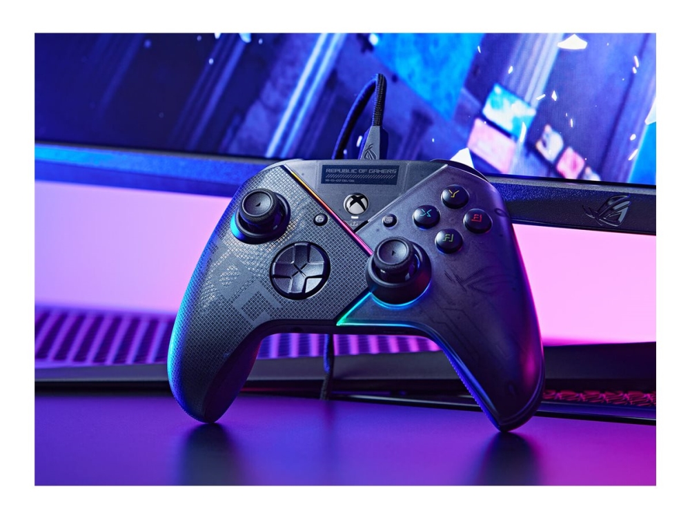 ASUS ROG Raikiri - Gamepad - kablet - til pc, Microsoft Xbox One S, Microsoft Xbox One X, Microsoft Xbox One