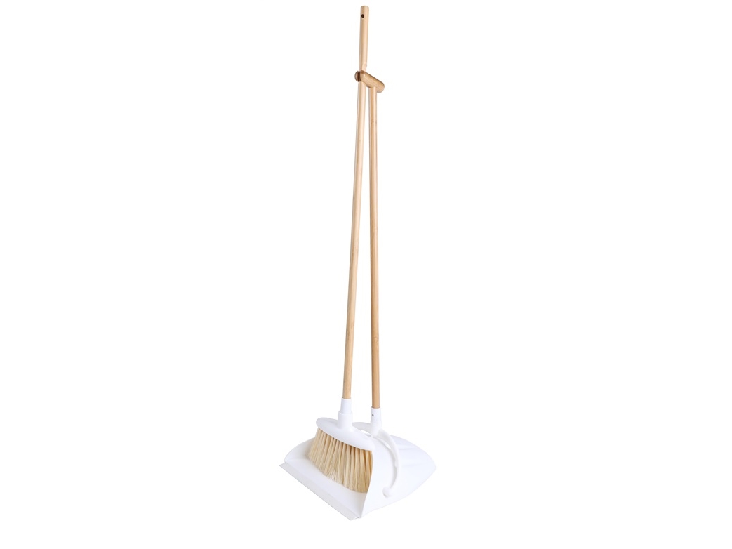 Thema_Lux Bamboo Broom And Dustpan Set 26X25x7cm