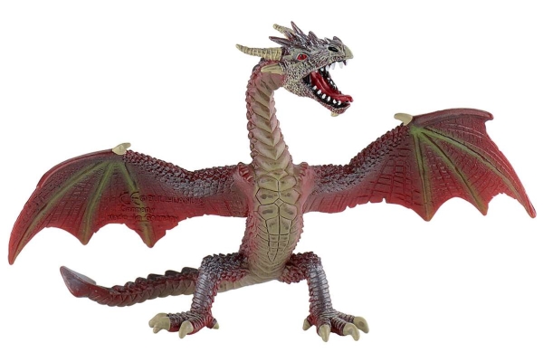 Drage flyvende, rød/brun 9x103x14,5cm