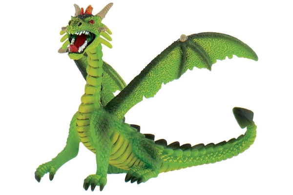 Drage Figur - Grøn - Siddende - 75593 - Bullyland