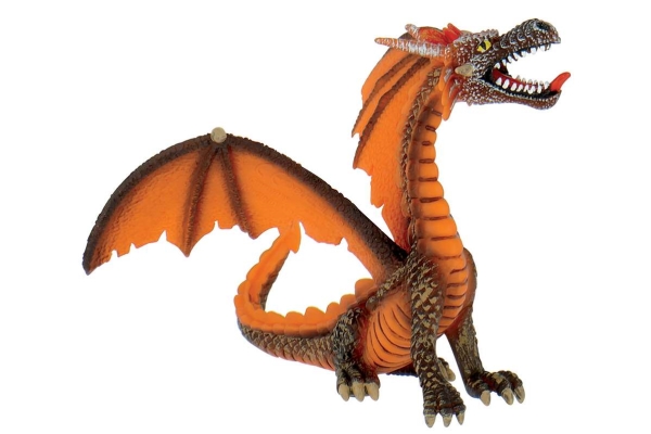 Drage Siddende, Orange 5,8X8,7X11,7Cm
