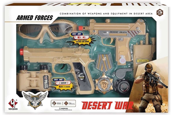 Desert Team set liten 42x27,5x4,5cm | Utomhusleksaker - El & Bensinfordon - Reservdelar | GameStuff