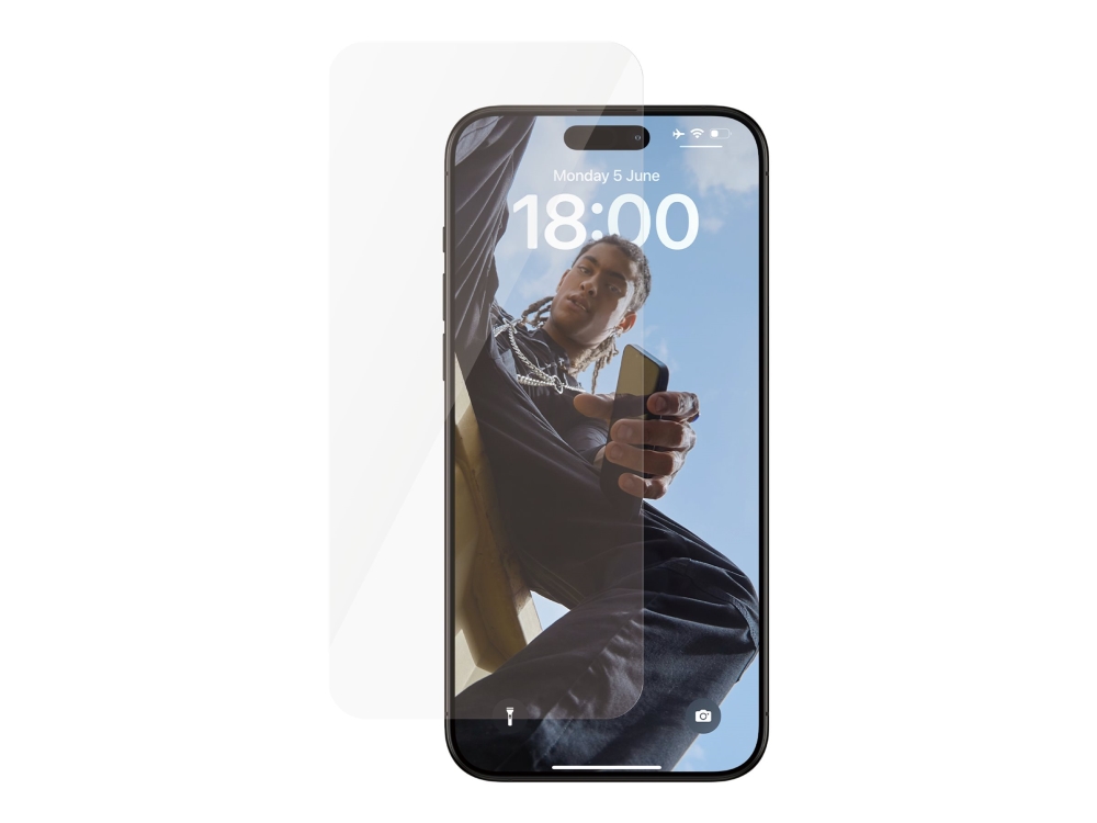 Safe. By Panzerglass Skærmbeskytter For Mobiltelefon Ultrabred Pasform Glas For Apple Iphone 15 Pro Max