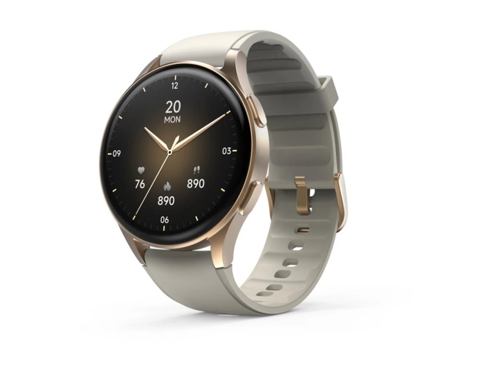 Hama 8900 Gold Aluminum Alloy Smart Med Armbånd Beige Display \ Bluetooth