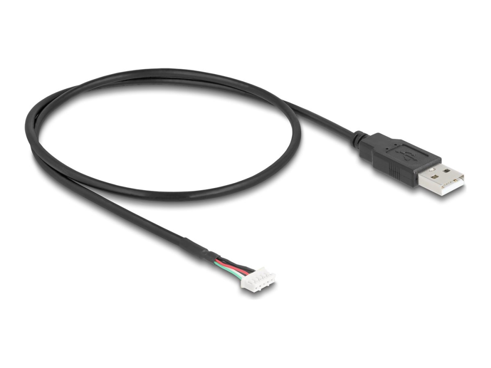 Delock - Usb Intern Til Ekstern Adapter - 5 Pins Terminalblok Til Usb (Han) - 60 Cm - Sort