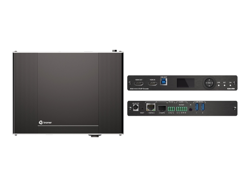 Kramer Electronics Kds-17En, 3840 X 2160 Pixel, 85 Fps, 640 X 350, 1024 X 768 (Xga), 1152 X 864 (Xga+), 1280 X 720 (Hd 720), 1280 X 800, 1360 X 768..