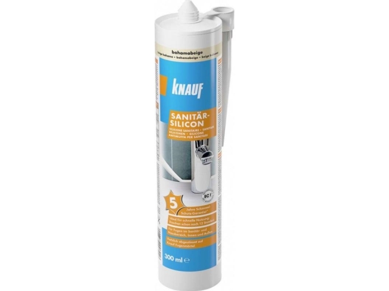Knauf Silikone Sanitar 586061 Bah Sand 300Ml