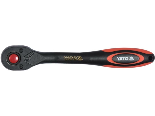 Yato 3/8" Gebogene Beschichtete Ratsche - Schwarz 0294