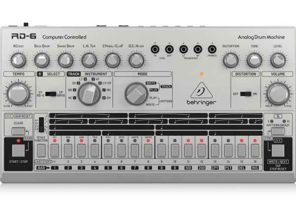 Behringer Behringer RD-6-SR Trummaskin - silver | Hobby - Musikinstrument - Kontroller | GameStuff